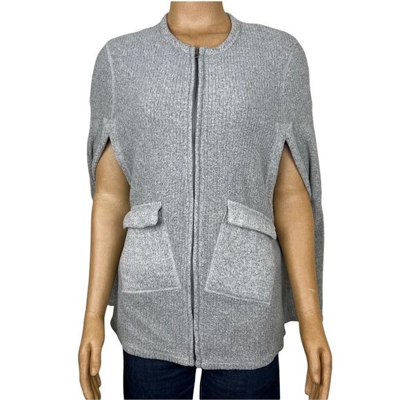 Anthropologie Saturday Sunday Whimbrel Cape Poncho Size Small - Picture 4 of 11